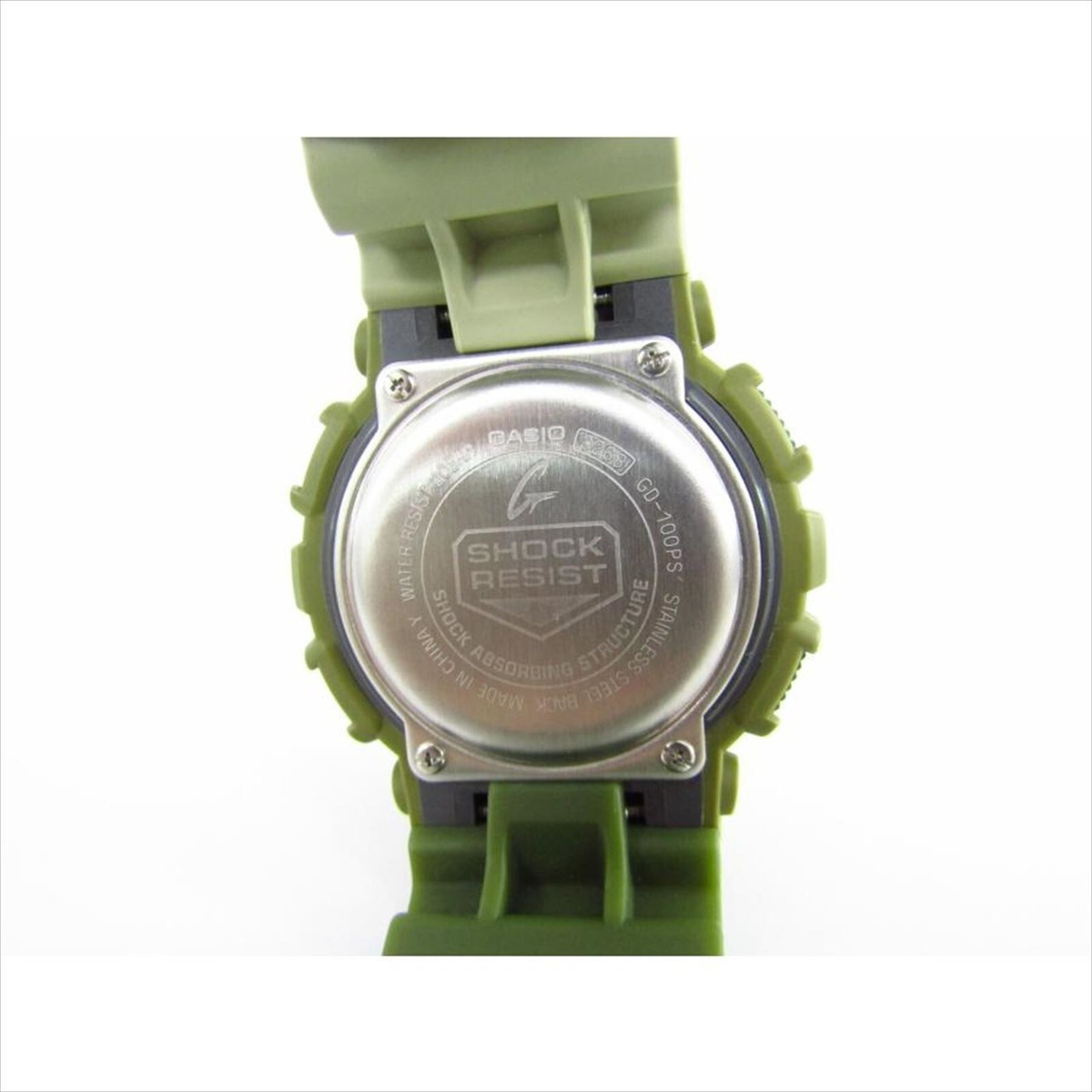 CASIO G-SHOCK GD-100PS-3JR Kahki Rubber Quartz Digital Watch CASIO G-SHOCK GD-100PS-3JR Kahki Rubber Quartz Digital Watch