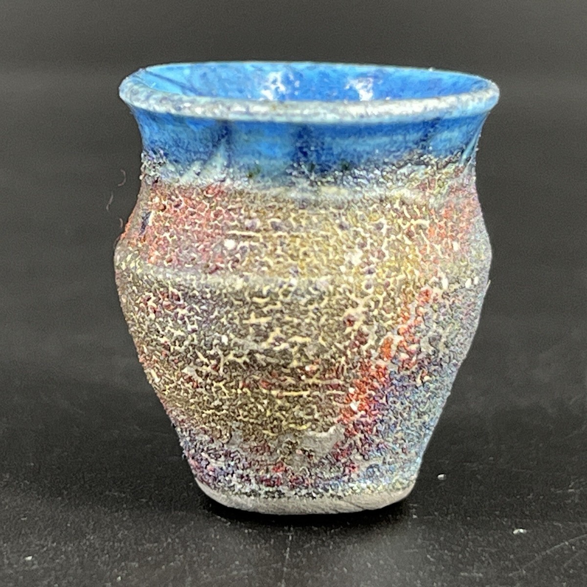 Vintage Tiny Miniature Studio Art Pottery Vase Doll House  display picture 1