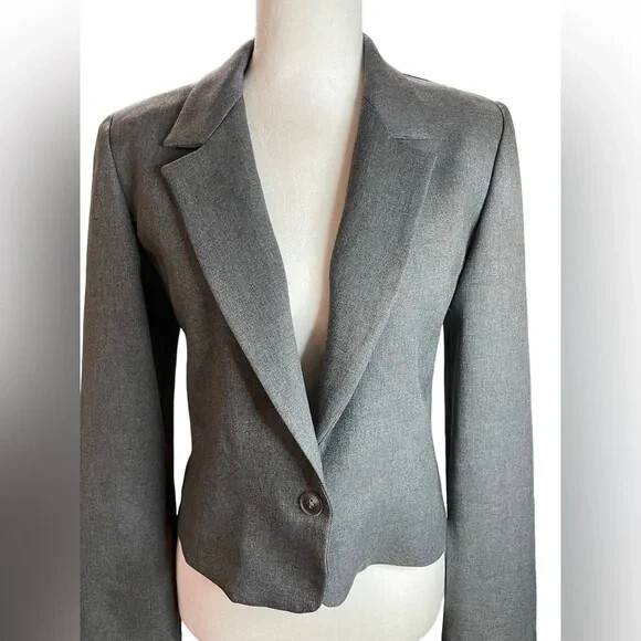 Handmade Gray Blazer Size Small EUC - image 2