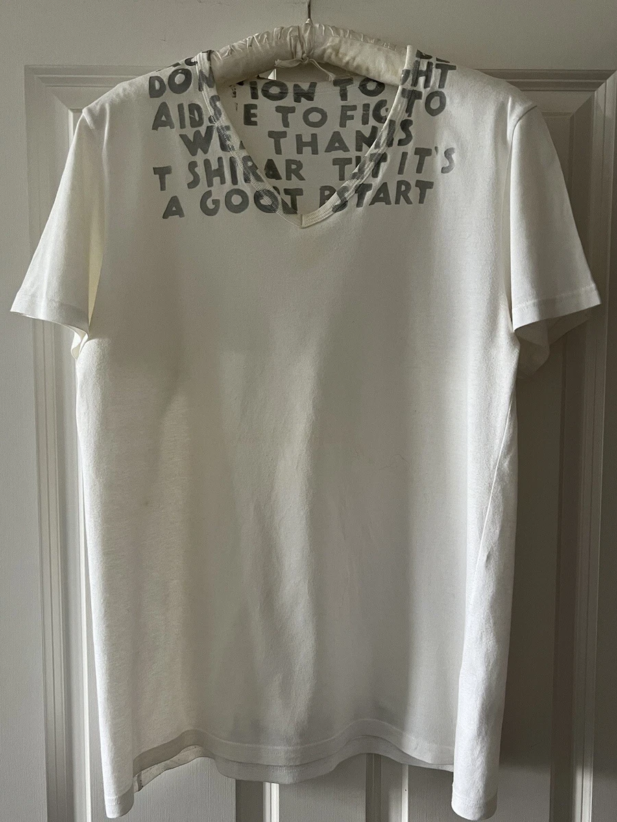 Maison Martin Margiela AIDS Awareness T-Shirt (RARE) Sz.L