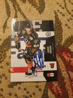 DEL 2022/2023 22/23 signiert Grizzlys Wolfsburg #357 Janik Möser 