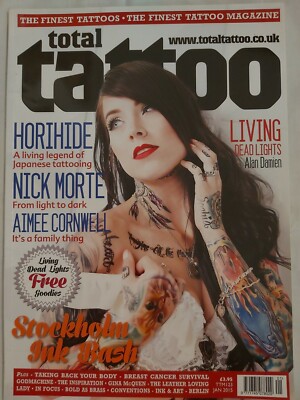 TOTAL TATTOO #123 JANUAR 2015 - HORIHIDE - NICK MORTE - AIMEE CORNEELL