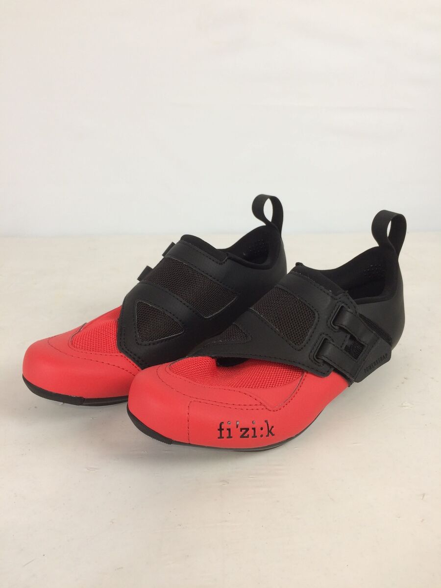 Fizik Transiro R4 Powerstrap Cycling Shoe, Black / Red, 39 Fizik Transiro R4 Powerstrap Cycling Shoe, Black / Red, 39