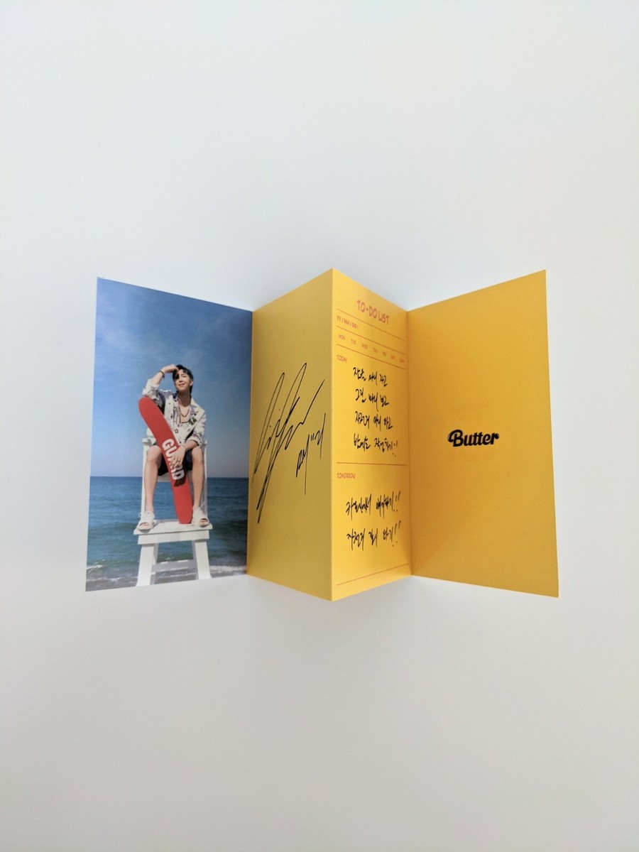 BTS Butter メッセージ RM ナムジュン s-l400.jpg