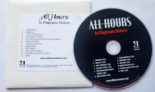 All Hours – In Flagrante Delicto CD PROMO advance  2005 US