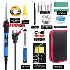 80W Electric Soldering Iron Welding Gun Tool Kit Solder Wire Desoldering Pump