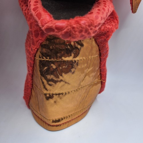 Douglas The Cuddle Toy Red Dragon Hand Puppet Gold Ears 2015 In EUC Playtime - Picture 5 of 12