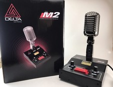 8 PIN for YAESU BLACK CHROME DELTA M2 AMPLIFIED POWER BASE MICROPHONE HAM MIC