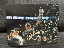 Coach Doug Pederson Signed 8 X 10 Photo Football Autographed Eagles Champs