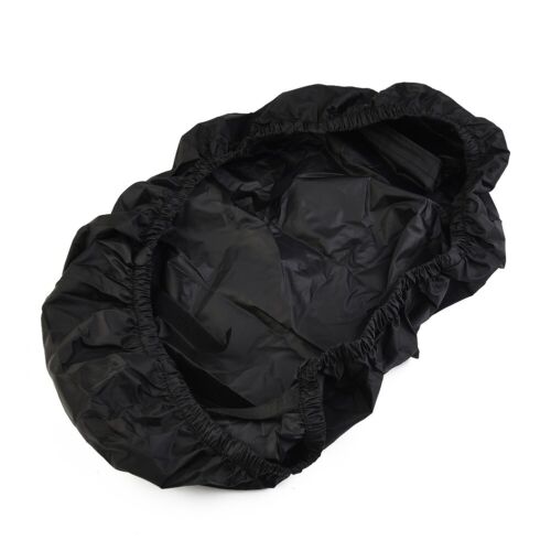 Motorcycle Rain Seat Cover Universal Flexible Waterproof Saddle Cover Black - Picture 19 of 50
