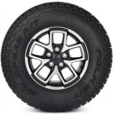 New Takeoff Jeep Wrangler Gladiator 17 Black Machine Oem Wheels Falken At Tires