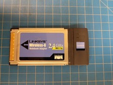 Linksys Wireless-G Notebook Adapter WPC54G ver4 802.11g WiFi Card PCMCIA