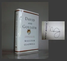 *Signed Bkpl* DAVID AND GOLIATH Malcolm Gladwell Keynote Lockheed Martin HC/DJ