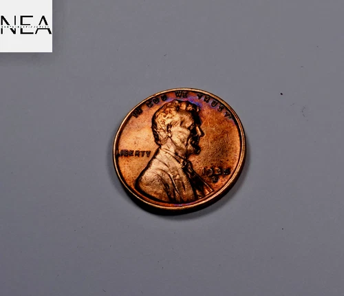 1935-S Lincoln Wheat Penny Cent ~ AU/Uncirculated Toned ~ ZW757