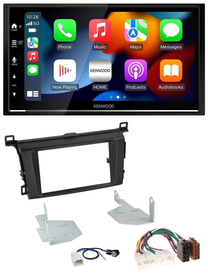 Kenwood DAB USB Bluetooth 2DIN MP3 Autoradio für Toyota RAV 4 (ab 2013) - Bild 1 von 4