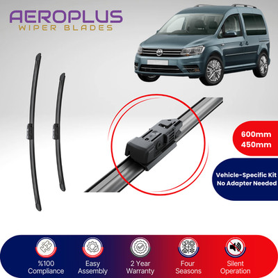 WOBERMANN Front Wiper Blades for VW Caddy (2017-2020) 2PC Set