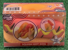 Toymendous Sunny Days Squish Hot Dog 2 IN 1 Hotdog Bun- New In Box