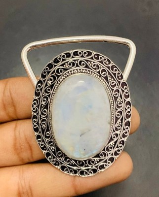 Rainbow Moonstone Gemstone 925 Sterling Silver Handmade Belt  display picture 2