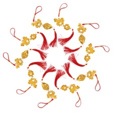  10pcs Lunar New Year Decor: Year of the Horse Decor - Chinese Zodiac Pendant