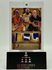 2014-15 Gold Standard Golden Trios Kobe Bryan Jordan Hill Robert Sacre 12/25