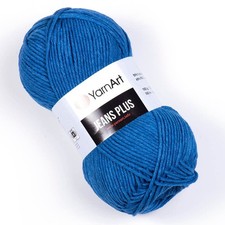 Yarnart Jeans Plus Cotton Yarn For Summer Knits Worsted Weight 100G 160M