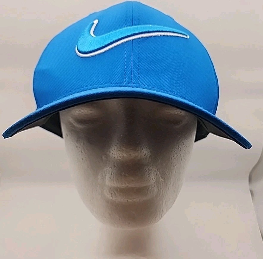Nike Aerobill Hat Fitted Size S/M Blue Classic99 DRI-FIT Per
