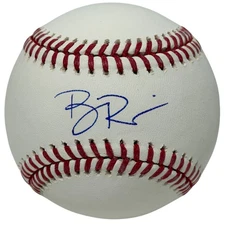Ben Rice Signed Autographed ROMLB Baseball Beckett Witness BAS COA NY Yankees