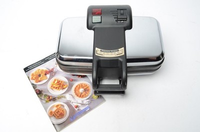 Vitantonio 1550 Premier Belgian Waffle Maker Iron Nonstick w/ Manual Tested USA