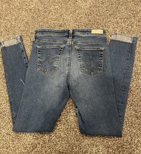AG Adriano Goldschmied Jeans The Legging Ankle Super Skinny Womens Size 28R Blue