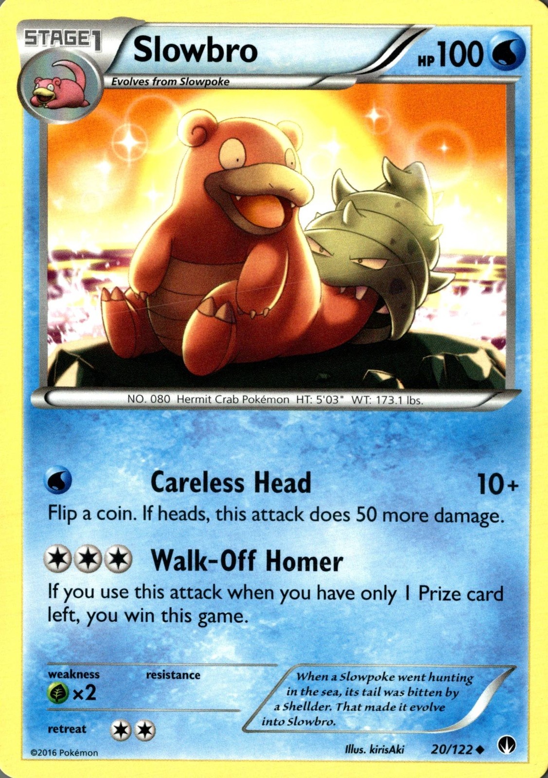 XY - BREAKpoint #20/122 Slowbro