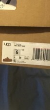 UGG Bea Mary Jane Suede Shearling Lined Slippers Brown Womens US 6 M