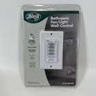 Hunter Bathroom Fan Light Wall Control Switch Panel 2-Wire Delay Push 27179 New
