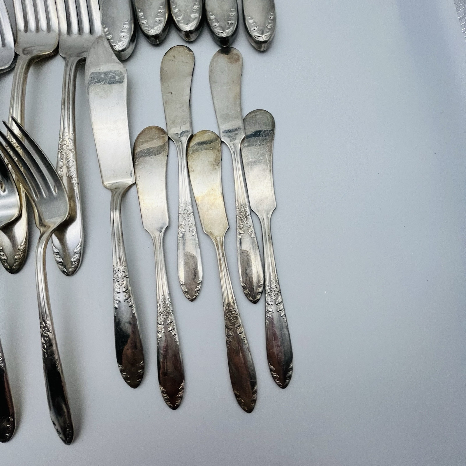 National Silver Co King Edward Flatware Misc. Set Silverplate Silverware Pieces