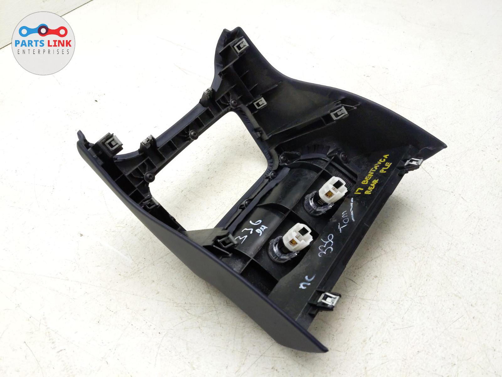 16-20 BENTLEY BENTAYGA REAR CENTER CONSOLE BACK TRIM VENT BEZEL PANEL COVER BLUE