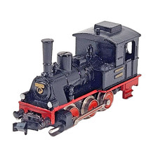 Minitrix N Gauge T3 BR 89 0-6-0 Steam Locomotive Black Red Tested Runner Unboxed