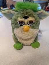 Vintage Green Frog FURBY Tiger Electronics 1999 WORKS 70-800 Hasbro