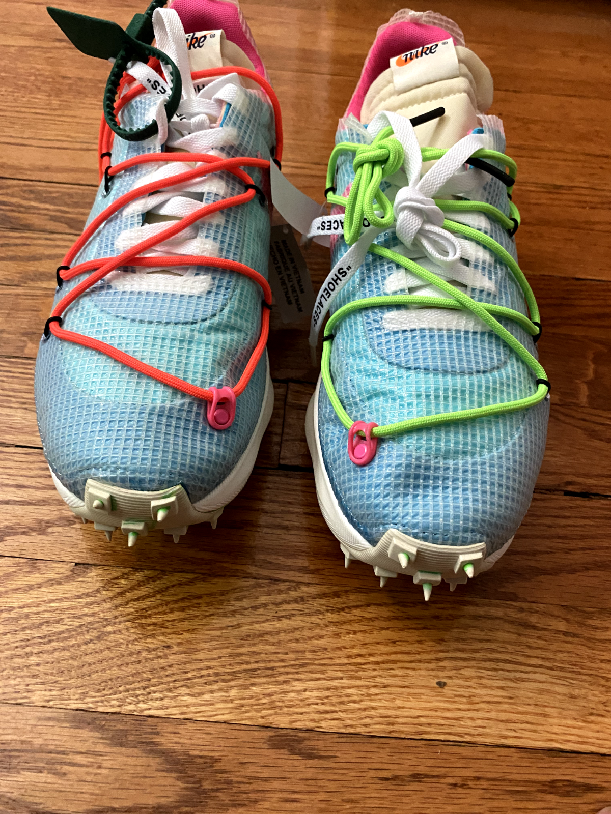 OFF WHITE X NIKE Taglia 10 5 Uomo 12 Donna Nike Off White x Vapor Street Polarizzate Blu W