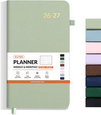 2026-2027 Pocket Weekly Planner for Purse 3.5" x 6" - 12 July 2026 to June 2027