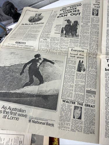 VINTAGE NEWSPAPER THE HERALD 1969 STORY OF A CENTURY SOUVENIR MELBOURNE 1960s - Picture 9 of 17