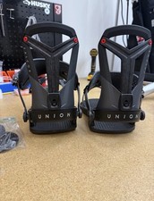Union Falcor Size Medium Black Snowboard Bindings 2024 - ONLY USED ONCE!!! Union Falcor Size Medium Black Snowboard Bindings 2024 - ONLY USED ONCE!!! - Image 1