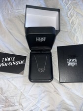 Steven Singer Jewelers - NWT Paw / Heart Sterling Silver /Diamond Necklace 128