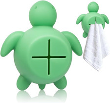 Cute Sea Turtles Kitchen Towel Hooks for Cabinet, Funny Adhesive Wall Mount Hand