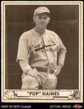 1940 Play Ball #227 Jesse Haines Cardinals HOF 3 - VG