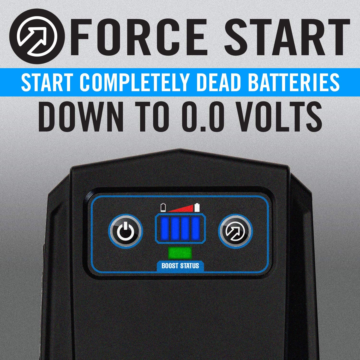 Clore Automotive JNC325 Jump-N-Carry 2000A 12 Volt Jump Starter for up to 8.0L