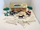 Marx Toys Roy Rogers Double R Bar Ranch Play Set Parts Bunk House Horses Trees