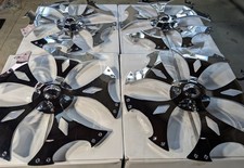 22 Chrome Spinners Rims Fit Any Wheels - Spinning Wheels - Free Install Kit