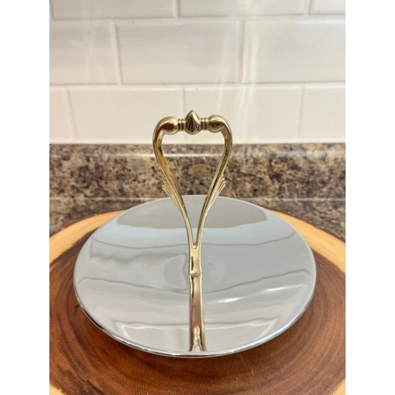 Bandeja para servir vintage Kromex Tidbit Foto 2 de 4