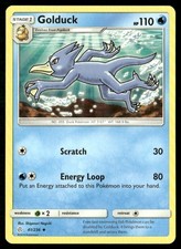 Golduck 41/236 Uncommon Cosmic Eclipse Pokemon Lightly Played