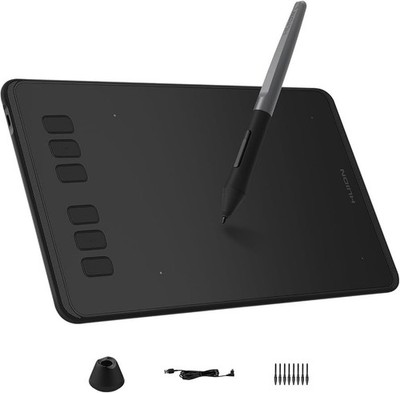 Huion H640P Digital Drawing Tablet and Battery Stylus Pen