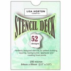Lisa Horton Crafts The Stencil Deck - Band 1 (52 einzelne Schablonen)